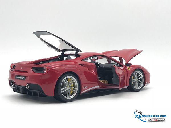 18-76102 MH BBURAGO FERRARI 488 GTB LIMITED EDITION 70th 1:18 (ĐỎ)