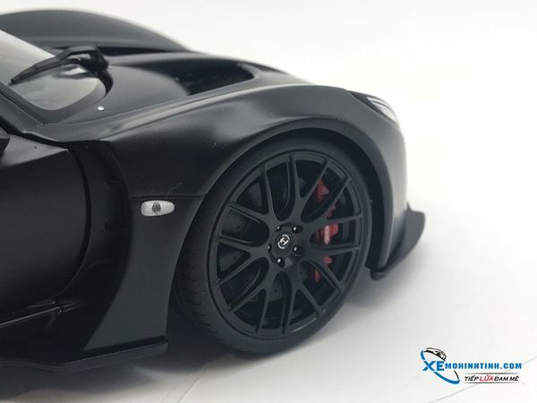 1/18 HENNESSEY VENOM GT SPYDER (MATT CARBON BLACK)