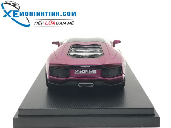 Xe Mô Hình Lamborghini Aventador 1:43 Gtautos (Tím)