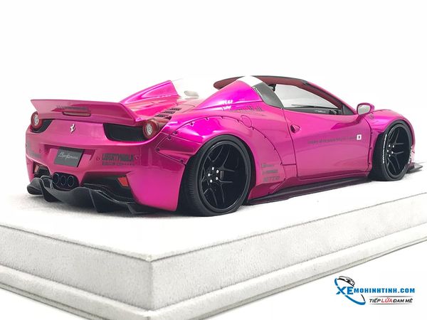 Ferrari 458 LB Roadster Liberty Walk 1:18 (Hồng)