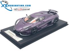 XE MÔ HÌNH KOENIGSEGG REGERA 1:18 FRONTIART (TÍM)