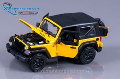 XE MÔ HÌNH JEEP WRANGLER RUBICON 2014 1:18 MAISTO (VÀNG)