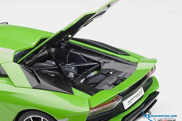 XE MÔ HÌNH LAMBORGHINI AVENTADOR S (VERDE MANTIS/PEARL GREEN) 1/18 AUTOART