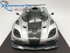 Xe Mô Hình Koenigsegg One:1 1:18 Frontiart (Bạc)