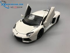 Xe Mô Hình Lamborghini Aventador Lp700 1:24 Welly (Trắng)