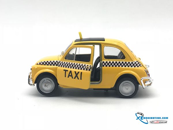 43606TICW MH WELLY FIAT NUOVA 500 1:36 (VÀNG TAXI)