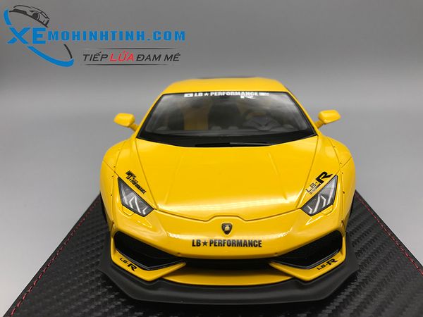 XE MÔ HÌNH LAMBORGHINI HURACAN LIBERTY WALK 1:18 GSMODEL (VÀNG)