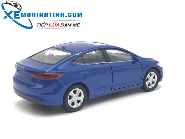 HỘP XE MÔ HÌNH Hyundai Elantra WELLY 1:36 (Xanh)