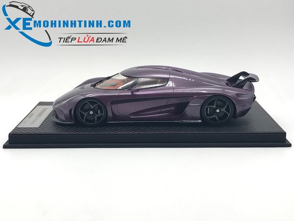 XE MÔ HÌNH KOENIGSEGG REGERA 1:18 FRONTIART (TÍM)