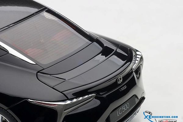 XE MÔ HÌNH LEXUS LC 500 (BLACK/DARK ROSE INTERIOR) 1/18 AUTOART