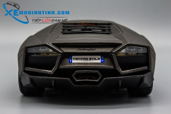 XE MÔ HÌNH LAMBORGHINI REVENTON 1:18 BBURAGO (XÁM)