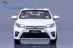 XE MÔ HÌNH TOYOTA YARIS 1:18 PAUDI (TRẮNG)