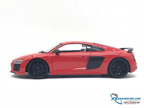 XE MÔ HÌNH AUDI R8 V10 1:18 MAISTO (ĐỎ)