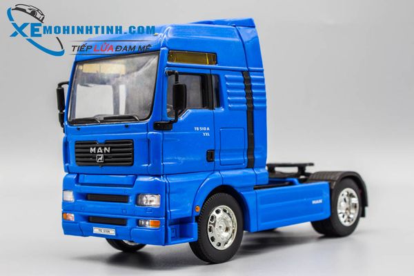 XE MÔ HÌNH MAN TG510A TRACTOR 1:32 WELLY (XANH DƯƠNG)