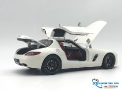 XE MÔ HÌNH MERCEDES-BENZ SLS AMG 1:18 GTAUTOS (TRẮNG)