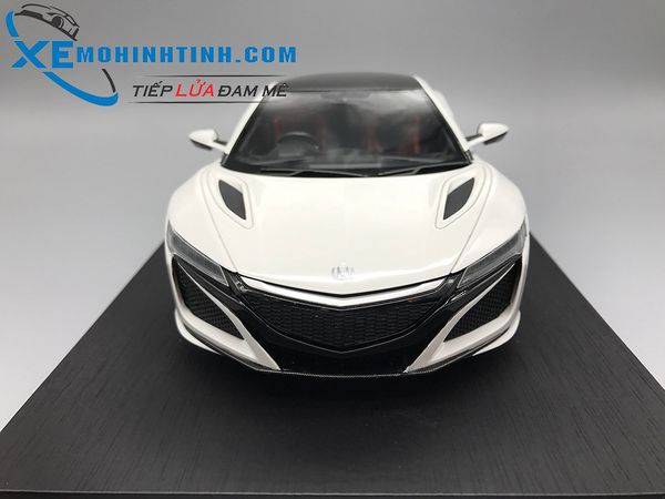 XE MÔ HÌNH HONDA NSX 1:18 TOPSPEED (TRẮNG)