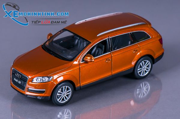 Xe Mô Hình Audi Q7 1:24 Welly (Cam)