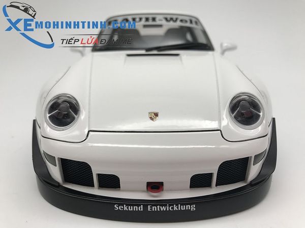 1/18 RWB 993 (WHITE/GUN GREY WHEELS)