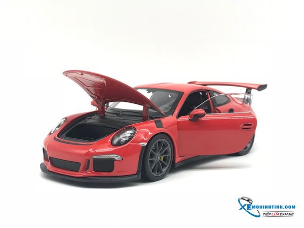 Xe Mô Hình Porsche 911 GT3 RS 2016 1:24 Welly ( Đỏ )