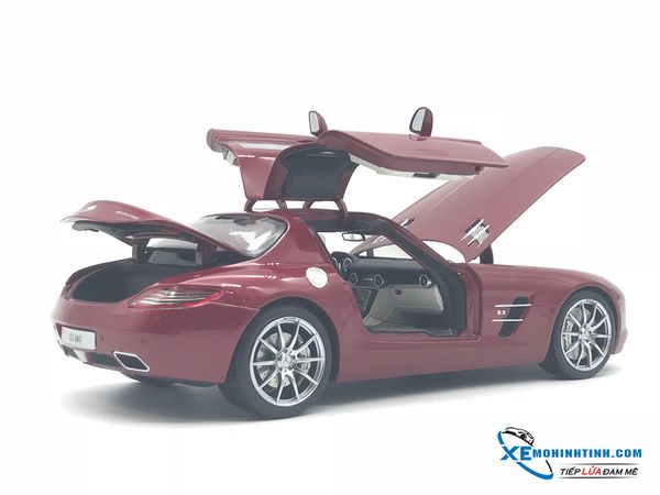 XE MÔ HÌNH MERCEDES-BENZ SLS AMG 1:18 GTAUTOS (ĐỎ)