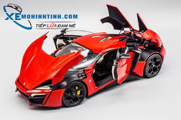 XE MÔ HÌNH LYKAN HYPERSPORT 1:18 AUTOCRAFT (ĐỎ)