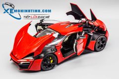 XE MÔ HÌNH LYKAN HYPERSPORT 1:18 AUTOCRAFT (ĐỎ)