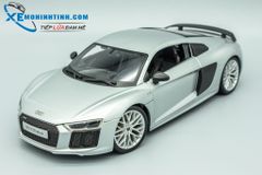 XE MÔ HÌNH AUDI R8 V10 PLUS 1:18 MAISTO (BẠC)