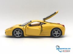 XE MÔ HÌNH FERRARI 458 ITALIA 1:24 BBURAGO (VÀNG)