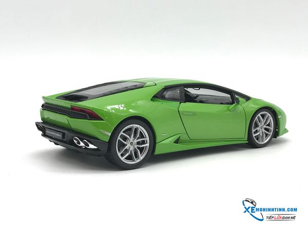 Xe Mô Hình Lamborghini Huracan 1:24 Welly (Xanh Lá)