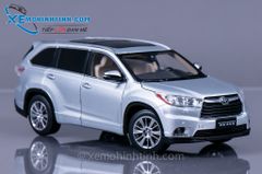 XE MÔ HÌNH TOYOTA HIGHLANDER 2015 1:18 PAUDI (BẠC)