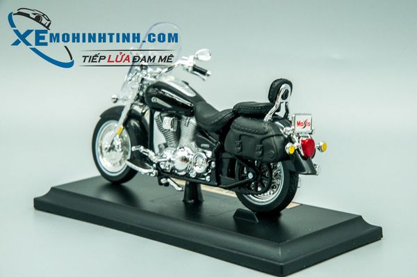 Xe Mô Hình Yamaha Road Star Silverado 1:18 Maisto (Đen)