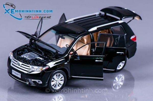 Xe Mô Hình Toyota Highlander 2012 1:18 Paudi (Đen)