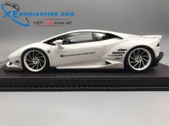 XE MÔ HÌNH LAMBORGHINI HURACAN LIBERTY WALK 1:18 GSMODEL (TRẮNG)