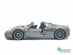 Xe Mô Hình Porsche 918 Spyder Roadster 1:24 Bburago ( Xám )