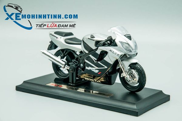 XE MÔ HÌNH HONDA CBR600 F4i 1:18 MAISTO (BẠC)