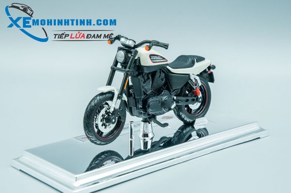 XE MÔ HÌNH HARLEY DAVIDSON 2011 XR 1200X 1:18 MAISTO (TRẮNG ĐEN)