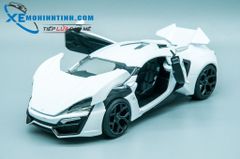 Xe Mô Hình Lykan Hypersport 1:24 Jada Toys (Trắng)