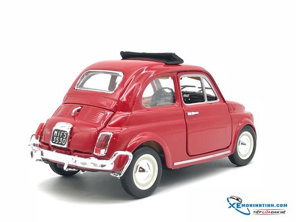 New Fiat 500 L Bburago 1:24 (Đỏ)