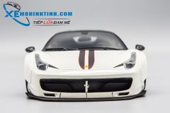 XE MÔ HÌNH FERRARI 458 LB PERFORMANCE 1:18 AGU (TRẮNG)