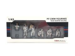 PIT crew figurines martin racing (set of 6)  TSM 1:43 (Trắng)