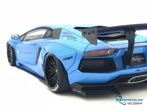 ''1/18 LB-WORKS LAMBORGHINI AVENTADOR (METALLIC SKY BLUE)''