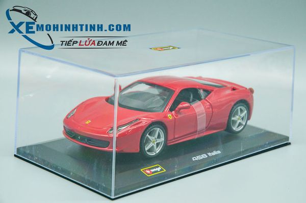 XE MÔ HÌNH FERRARI 458 1:32 BBURAGO (ĐỎ)