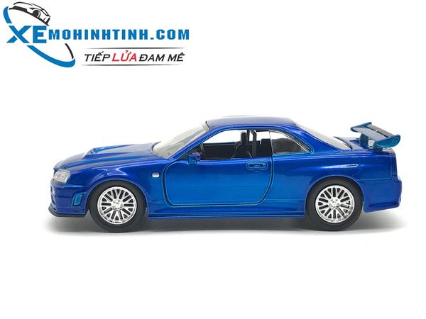 Brian'S Nissan Skyline Gt-R 1:32 (Xanh)