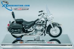 XE MÔ HÌNH HARLEY DAVIDSON FLSTC Heritage Softail Classic 1:18 MAISTO (ĐEN)