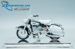 XE MÔ HÌNH HARLEY DAVIDSON 1966 FLH ELECTRA GLIDE 1:18 MAISTO (TRẮNG ĐEN)