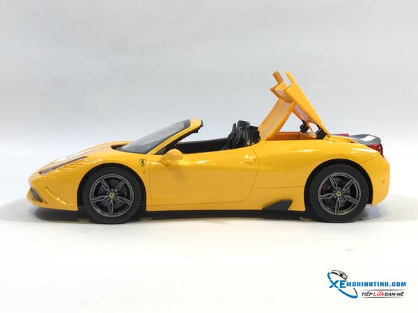 74560 HỘP XE HƠI FERRARI SẮT MUI TRẦN ĐK CÓ SẠC, VÔ LĂNG 1:14