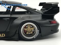 1/18 RWB 993 (MATT BLACK/GOLD WHEELS)