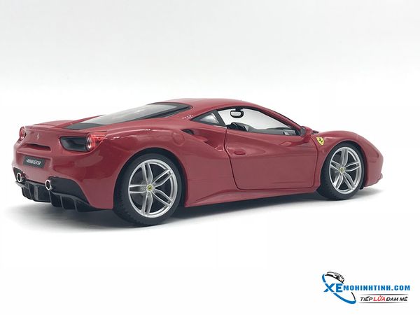 XE MÔ HÌNH FERRARI 488 GTB 1:18 BBURAGO (ĐỎ)