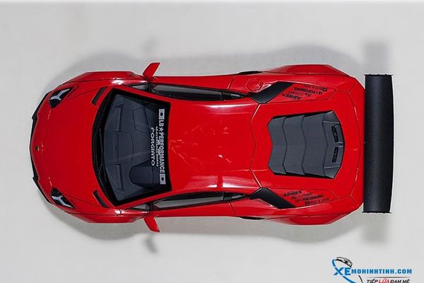 XE MÔ HÌNH LIBERTY WALK LB-WORKS LAMBORGHINI AVENTADOR (RED) 1/18 AUTOART