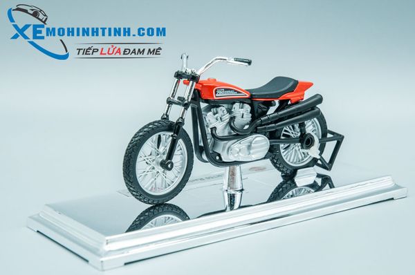 XE MÔ HÌNH HARLEY DAVIDSON 1972 XR750 Racing Bike 1:18 MAISTO (CAM)